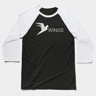 Wings Cryptocurrency Token Baseball T-Shirt